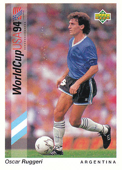 Oscar Ruggeri Argentina Upper Deck World Cup 1994 Preview Ita/Spa #1